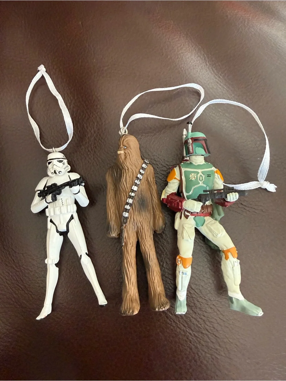 Star Wars Boba FStar Wars Boba Fett, Chewbacca, Stormtrooper Christmas Ornaments